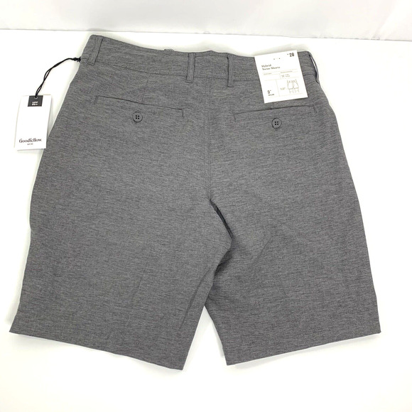 Goodfellow & Co Mens Hybrid Swim Shorts Size 28 Dark Gray Pockets - Picture 9 of 10